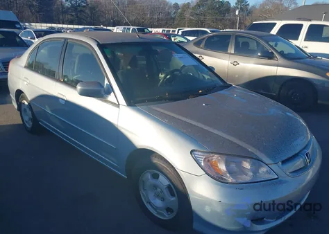 2005 Honda Civic Hybrid from USA, damaged, VIN JHMES966X5S015731
